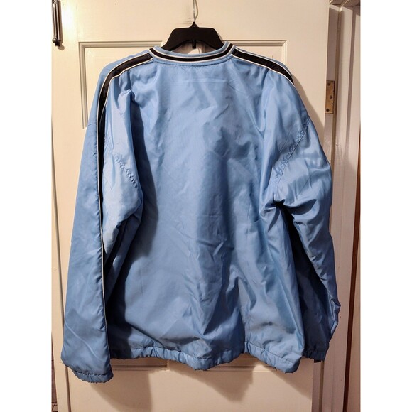 Vintage Steve & Barrys Mens Light Blue Jacket Size XL 100% Nylon Shell Y2K - Picture 2 of 14
